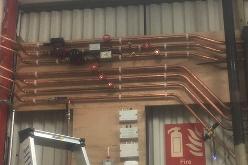 New boiler & heating system