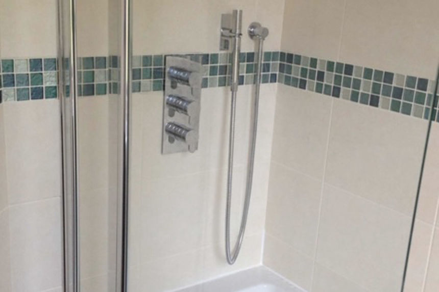New shower
