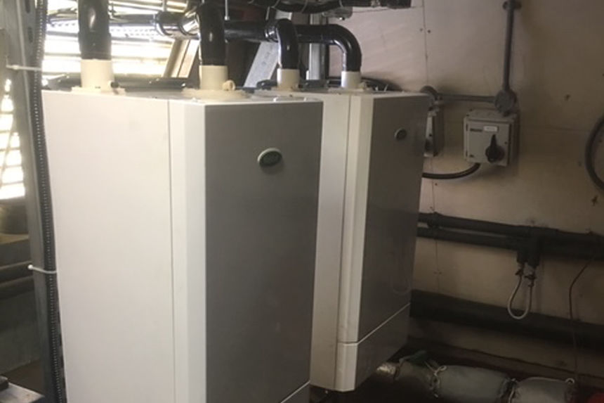 new boiler in
